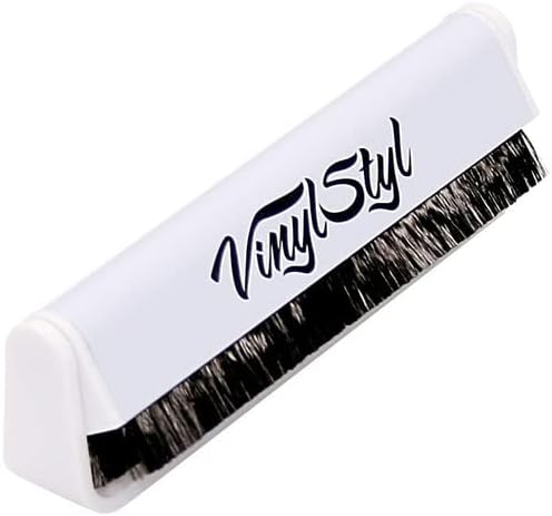 Vinyl Styl Anti-Static Vinyl Record Cleaning Brush - Micro Fiber (White)