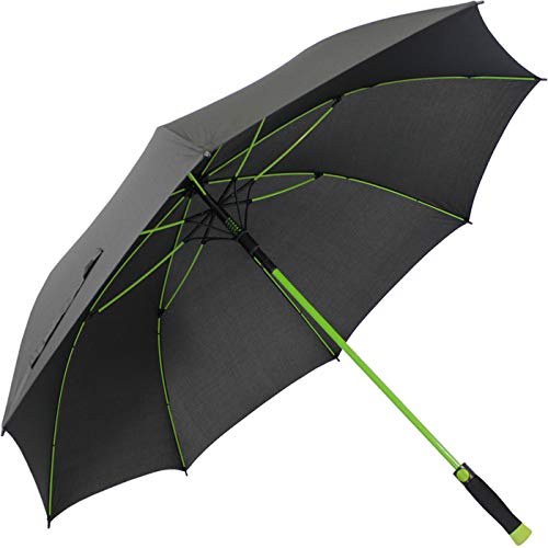Paraguas automático XXL iX-brella negro que no se rompe con el viento 2