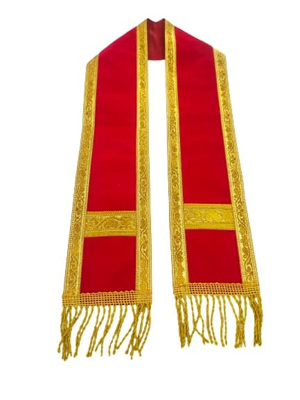 priyakant safawala Red Colour Shawl for Ganesh ji Pooja, Navratri, Durga Pooja, Laxmi Puja Items (Shela,Uparna,Khes,Patka) All God's Vastra Use It (Size 2 Feet Murti)-picture-25
