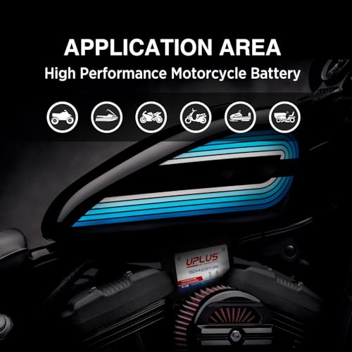 Image of YTZ14S Motorcycle Battery EBZ14-4-2 UPLUS 210CCA Scooter Battery Maintenance Free - Sealed AGM CUB Replace for CADET 490-280-F017 Battery ZT1 ZT2 ZTS1 ZTS2 ZTX4 ZTX5 ZTX6 725P17335