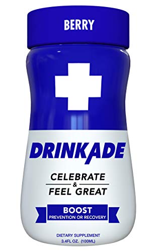 DrinkAde Boost (6 Pack) Hydration & Recovery Drink with Caffeine, Electrolytes, Vitamin B, Milk Thistle for Energy and Liver Detox, Only 5 Calories, No Sugar, Vegan, Non-GMO - Thumbnail 6
