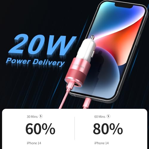 Cargador de coche rápido USB C para tus viajes diarios con iPhone 13 y 14 Pro Max 2