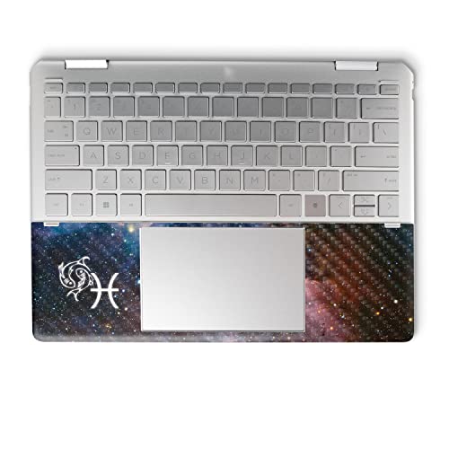 Image of MightySkins Carbon Fiber Skin Compatible with HP Spectre x360 14 inch (2022) Full Wrap Kit - Pisces | Protective, Durable Textured Carbon Fiber Finish | Easy to Apply | Made in The USA