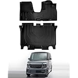 Hawjog 適用于 ホンダ N-BOX JF5 JF6 フロアマット 3D立体構造 防水・滑り止め・防汚 TPE素材 前席・後席 車種専用設計 取付簡単