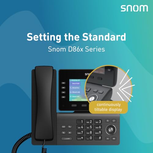Teléfono IP Snom D862 con pantalla color de 5 pulgadas miniatura 3