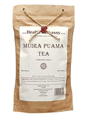 Muira Puama Écorce Tisane (Liriosma Ovata - Ptychopetalum Olacoides) / Muira Puama Tea - Health Embassy - 100% Natural (50g)