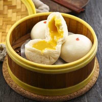 【手作り】富春 カスタードまん ミニ 上品な甘さ 上海点心 まんじゅう 喫茶 中華まん 冷凍 富春小籠(12個入, カスタードまん)