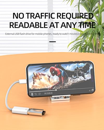 Adaptador Lightning a USB OTG 3.0 Cable Conector de datos para iPhone 14 13 Pro Max para Apple MFi Certified para iPad Conector USB-A Lector de Tarjetas Cámara Digital Teclado Conexiones de Memoria - imagen 2