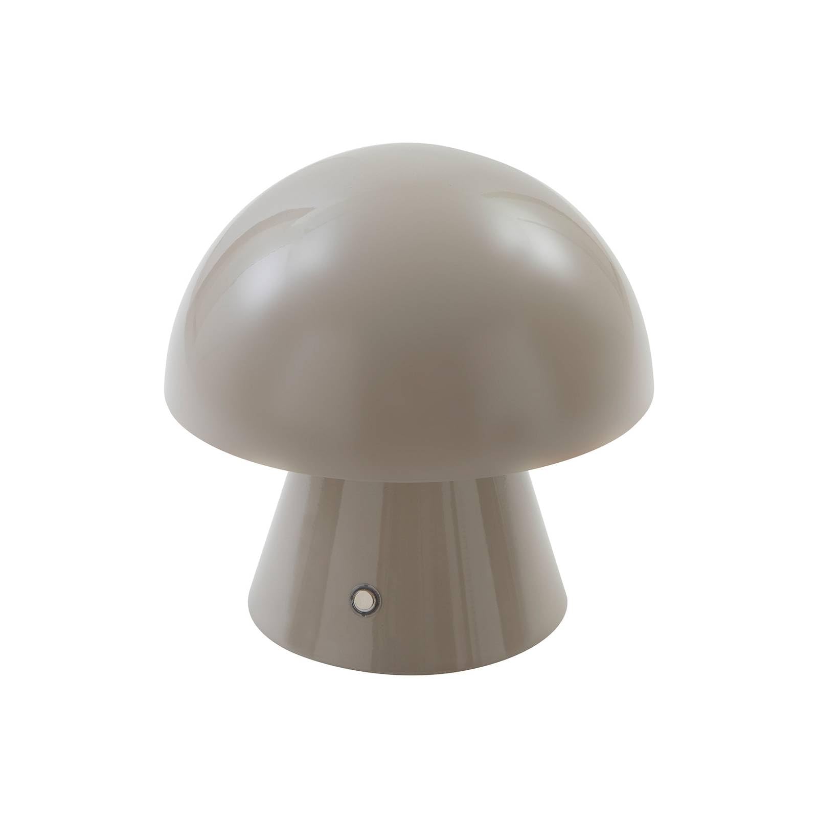Lindby Pilzlampen Tischlampe kabellos, Pilz Lampe Touch tragbar dimmbar LED Pilzlampe Nachttischlampe USB Aufladung Nachtlicht Schlafzimmer