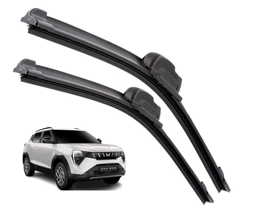 Image of Euro Care Windshield Car Wiper Blades Compatibility With Mahindra XUV 3XO - Set of 2Pc (D-24,P-16)