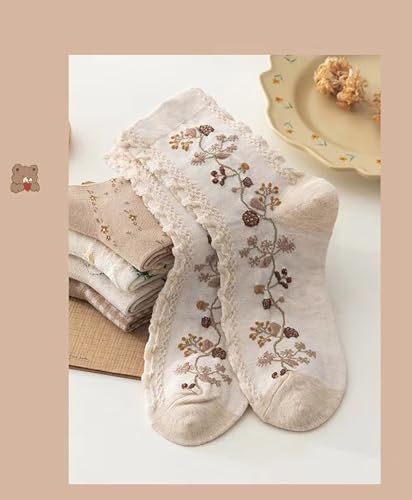Image of YYaaloa Women Above Ankle Crew Socks Soft Cotton Casual Calf Workout Socks