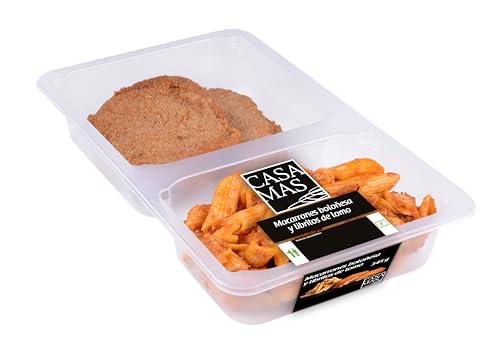 Casa Mas Macarrones Boloñesa y Libritos de Lomo, 345g