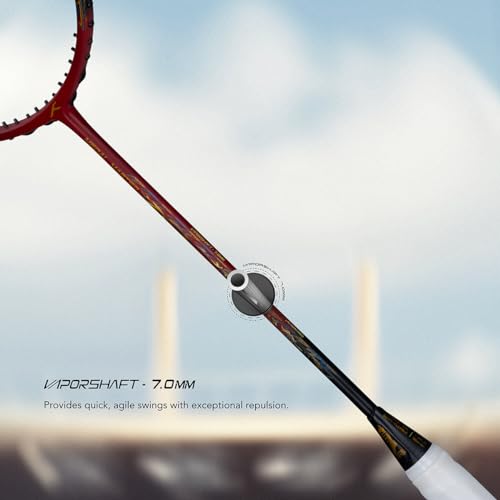 Hundred Medal Master Strung Badminton Racket with Full Racket Cover ...