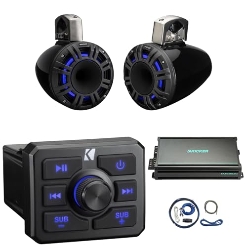 KICKER 51KBTR Sistema Audio Waterproof 4 Canales 500W