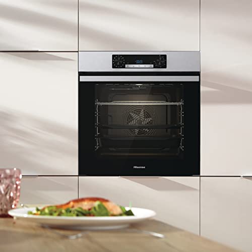 Hisense-BSA65211CX-Horno-Multifuncion-con-Vapor-y-Funcion-Freidora-de-Aire-sin-Aceite-Capacidad-77L-Coccion-Simultanea-5-Niveles-ventilador-XXL-Pizza-mode-300-Puertas-removibles-Inox
