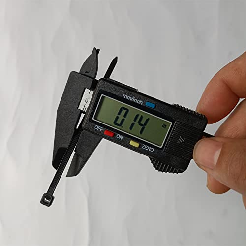 Zip Ties 4 Inch 500 Pcs Cable Zip Ties With 40 Pounds Tensile Strength, Black Cable Ties, Heavy Duty Self-Locking Black Nylon Tie Wraps For Indoor And Outdoor (4 Inch 500 Pcs, Black) #TOP1