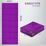 XN8 Sports Foldable Yoga Mat – Non-Slip, Eco-Friendly, Lightweight, Portable with Carrying Strap, Perfect for Home, Gym, and Travel Workouts, 72 Length - Image 6