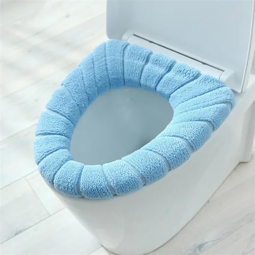 Accesorios calentadores de baño con alfombrilla para inodoro gris 4
