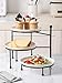 Kanwone 3 Tiered Serving Stand with White Porcelain Plates, Tiered Tray Stand, dessert table display set, 8
