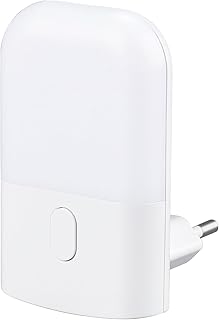 GRIFEMA GD101-1 Luz Nocturna Infantil 3 Niveles de Brillo Ajustables, Luz Nocturna con Sensor de Luz para Habitación de Niños, Baño, Pasillo, Cocina, Escaleras, 2700K Blanco Cálido