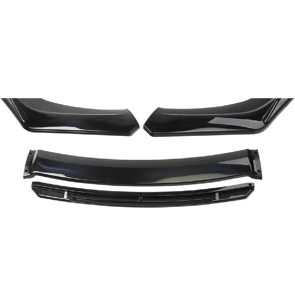 Spoiler Anteriore Auto per Opel Insignia 2009-2017, Frontali Labbro Paraurti Spoiler Splitter Canard Protector Anticollisione Bodykit Accessori,A-Black