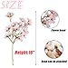 SITUMEIZI 6Pcs Artificial Cherry Blossom Branches Decor Fake Flowers 16