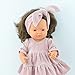 Minikane doll outfit, Miniland doll dress, Paola Reina doll dress, Velvet dress and headband, Minikane clothes (pink dress)