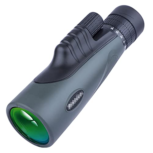 Monoculaire 10-30x50 de voyage avec trépied pour observation des oiseaux