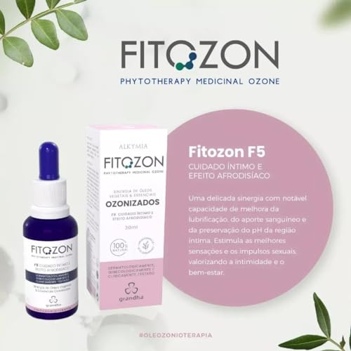Grandha Fitozon F5 Cuidado Íntimo e Efeito Afrodisíaco Melhora a Qualidade e Tenacidade da Pele Esti