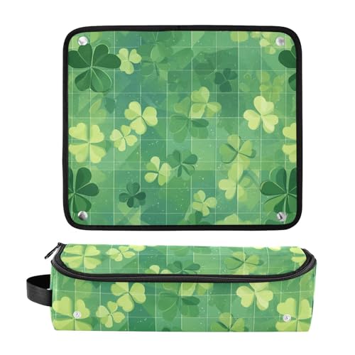 Bolsa de viaje para herramientas de cabello para mujer y tapete resistente al calor con cremallera impermeable para rizador, plancha y secador de pelo miniatura 3