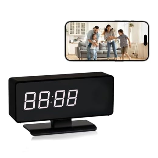Hidden Full HD 4K Clock Camera