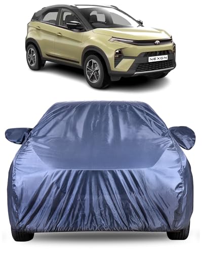 Image of Autofact Premium Car Cover for Nexon 2024-2026 | All Weather Water-Resistant Full Body Car Cover | Light-Weight Triple-Stitched Outdoor Shield with UV Protection, Dustproof & Heat-Resistant