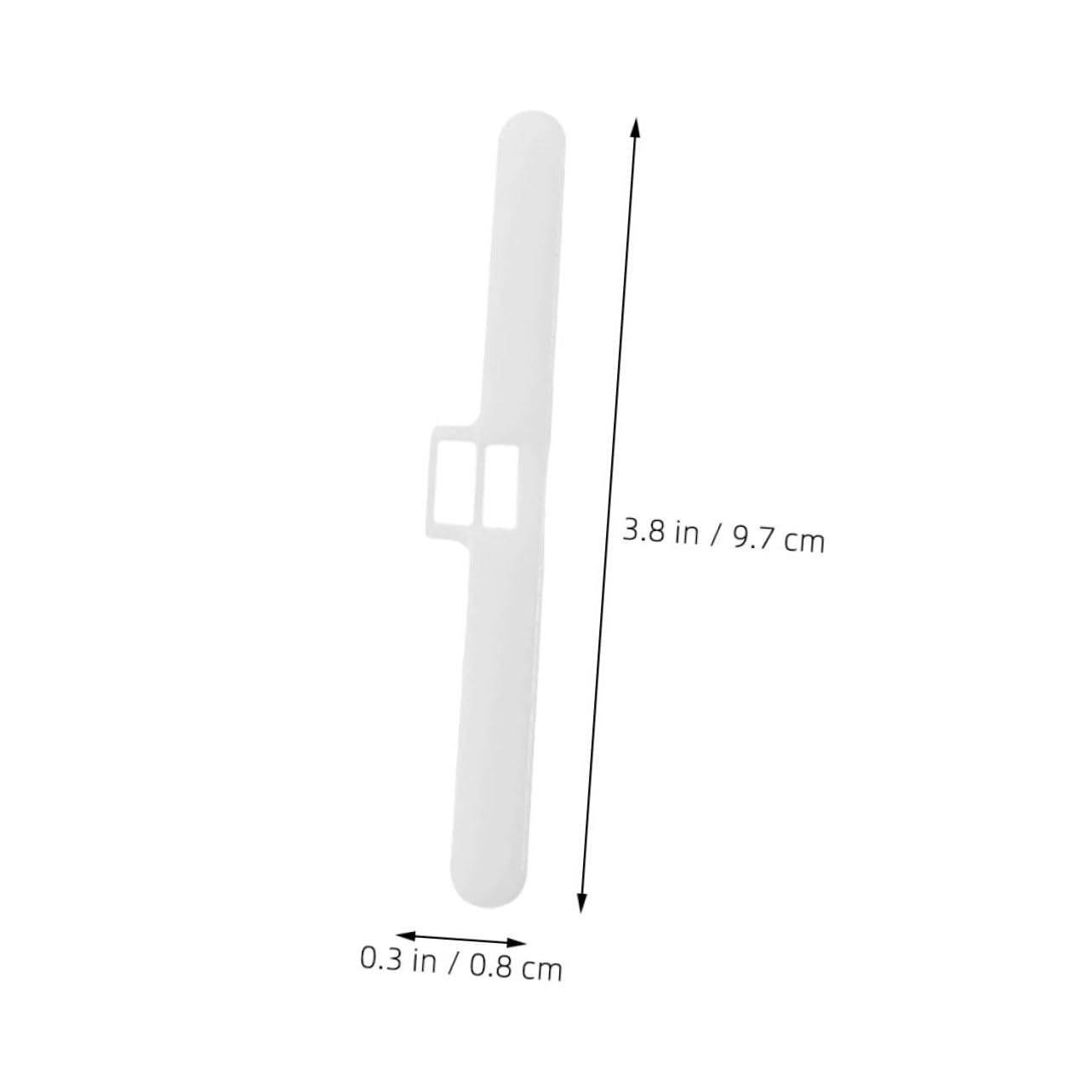 BCOATH Blinds Fixer Tab Replacement 20pcs Vertical Blind Parts Double Hole Hangers for Sliding Door Window Treatments