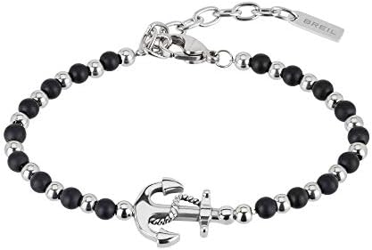 BREIL – Gioiello Collezione Black Onyx, Gioielli Uomo, Bracciale e Collana da Uomo in Acciaio e Pietre Naturali, Nero BREIL – Gioiello Collezione Black Onyx, Gioielli Uomo, Bracciale e Collana da Uomo in Acciaio e Pietre Naturali, Nero