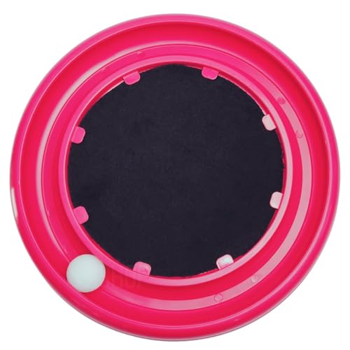Arranhador Interativo para Gatos Grande 40cm com Bolinha Brinquedo Arranhador Gato (Azul)