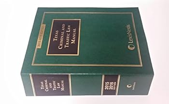 Paperback Texas Criminal and Traffic Law Manual 2015-2016 Book