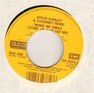 STEVE HARLEY AND COCKNEY REBEL - MAKE ME SMILE / JUDY TEEN - 7 inch vinyl / 45