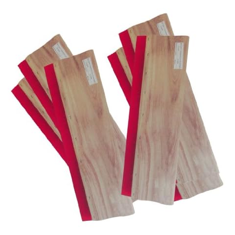 6 pcs 9.4" (24cm) Silk Stencil Printing Squeegee Wood Screen Ink Scraper 007345 Cover