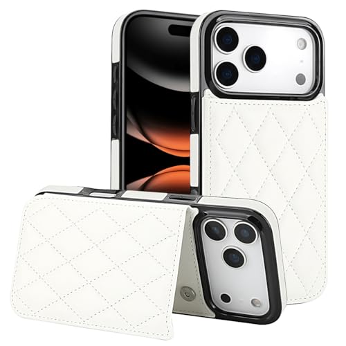 Étui iPhone 17 portefeuille mince clapet protection antichoc et vision horizontale