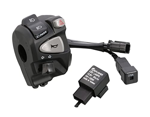 キタコ(KITACO) 左ハンドルスイッチ ハザード機能/パッシング機能付 CT125ハンターカブ(JA55/JA65) 756-1470100のサムネイル