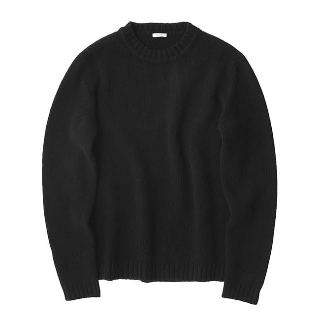Amazon | [nomiamo] ノミアモ ミドルゲージ クルーネック カシミヤ