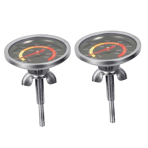 ADOCARN 2 Piezas Termómetro de Horno Doble Acero Inoxidable Lectura Instantánea para Cocina y Barbacoa Resistente Alta Temperatura Hogar
