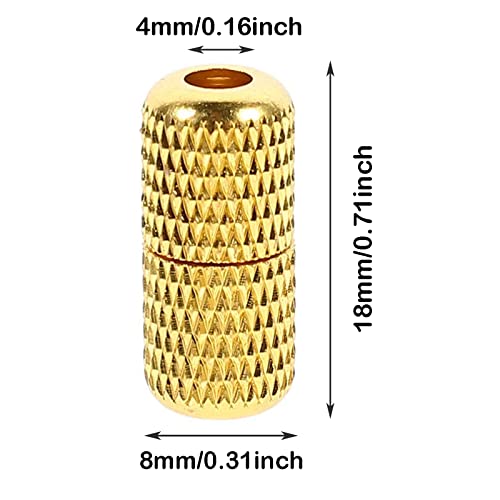 7 pezzi Fibbie in metallo per lacci a capsula