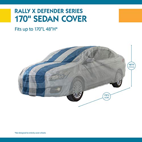 Image of DUCKCOVERS Rally X Defender Car Cover, Fits Sedans up to 14 ft. 2 in. L