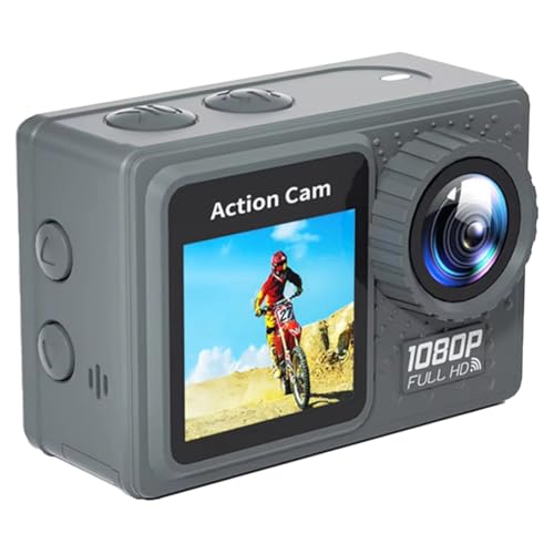 Caméra d'action WiFi anti-flou 1080p 30fps avec kit d'accessoires complet