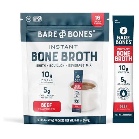 Bare Bones Instant Beef Bone Broth Powdered Mix Cover