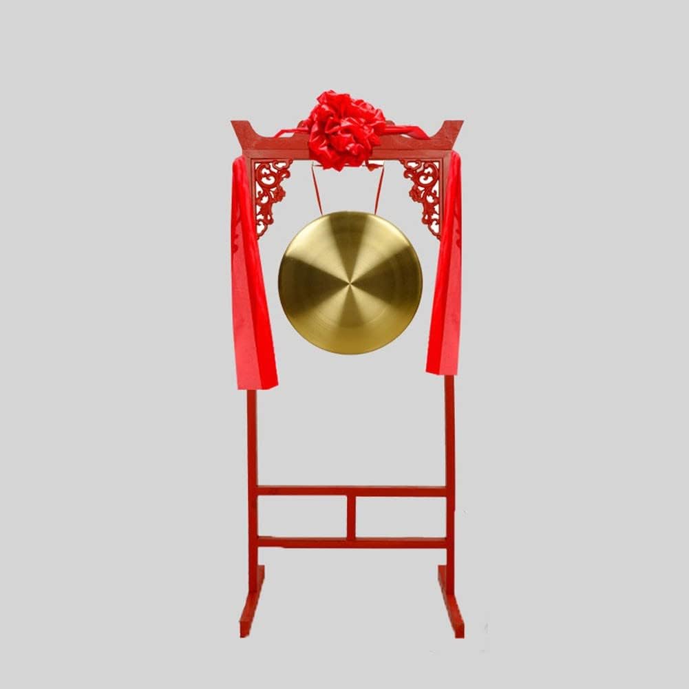Brass gong gong Small Large gong Purely Handmade Celebration gong gong with Mallet 32cm inch gong Percussion Instrument Opening Ceremony gongmini gong(2,36cm)