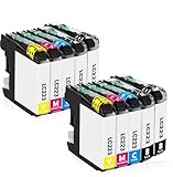 Contenido del paquete: 4 negro, 2 cian, 2 amarillo, 2 magenta (10 unidades)