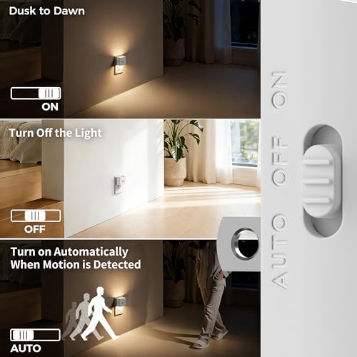Image of DORESshop Motion Sensor Night Light,Plug in Night Light,Motion Night Light