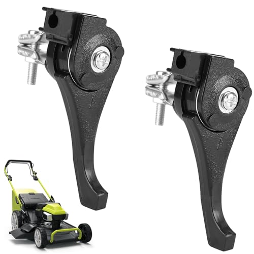 刈払機スロットルレバー ヘッダー付 2個セット パイプ径19mm用 刈払い機 交換用アクセサリー ハンドスロットルロックレバーキット ガーデニング 農業用